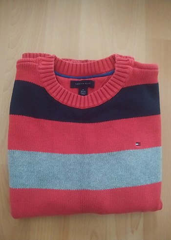 Orijinal Tommy Hilfiger çocuk Kazak. - Görsel 3