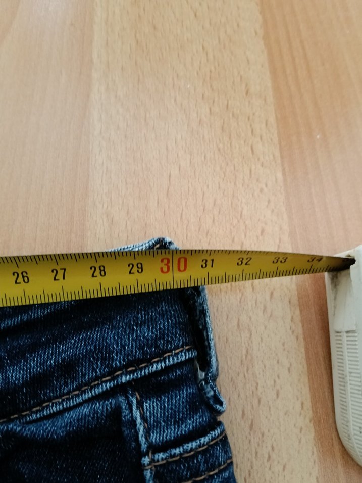 Koyu Mavi Dar Kesim Denim Jean — görsel 6/9