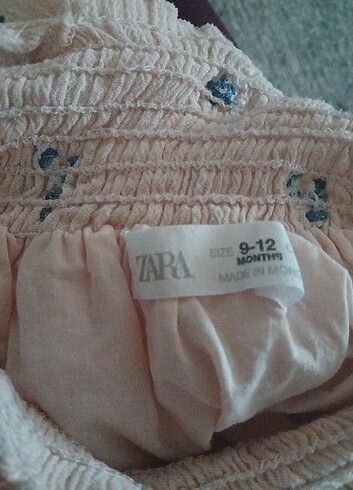 Zara Zara askıli bebek tulum