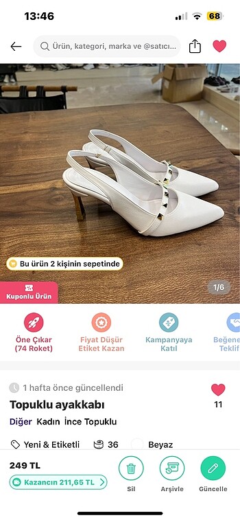 Diğer Topuklu ayakkabı