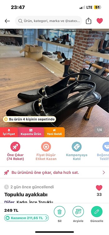 Topuklu ayakkabı