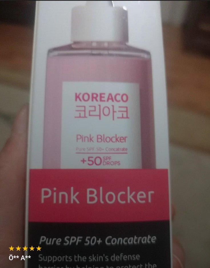 Koreaco Pembe Bloklayıcı SPF50+ Konsantre Güneş Kremi - Görsel 5