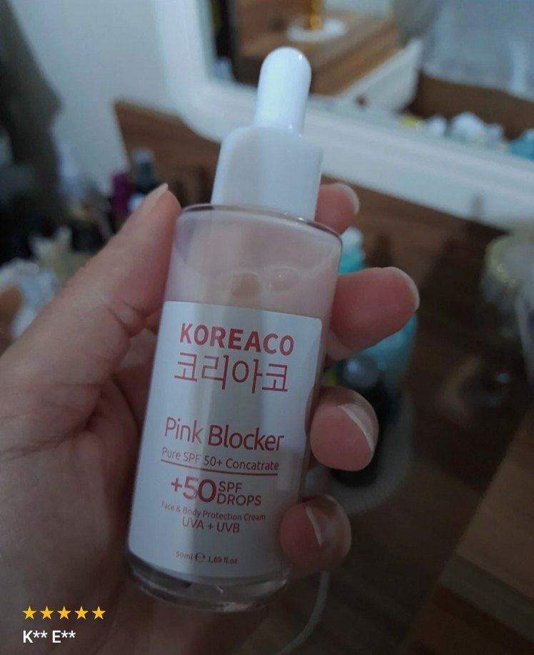 Koreaco Pembe Bloklayıcı SPF50+ Konsantre Güneş Kremi - Görsel 3