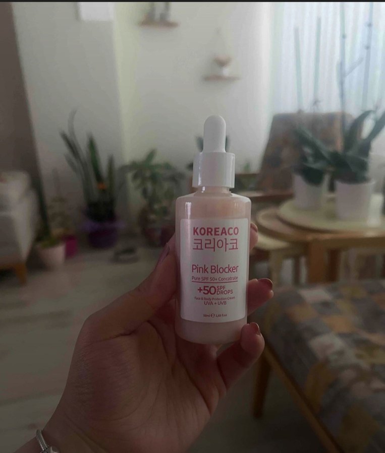 Koreaco Pembe Bloklayıcı SPF50+ Konsantre Güneş Kremi - Görsel 4