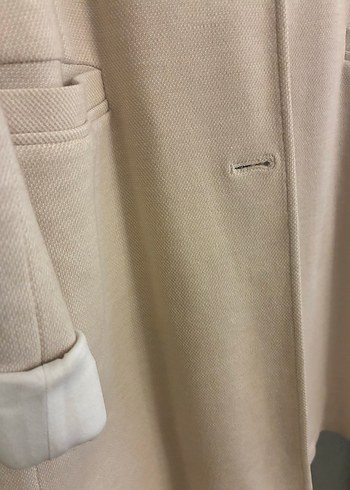 Bej Uzun blazer ceket - Görsel 2