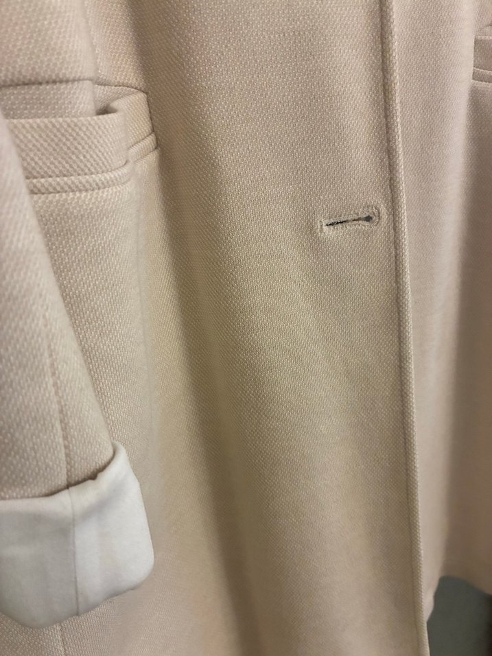 Bej Uzun blazer ceket - Görsel 2