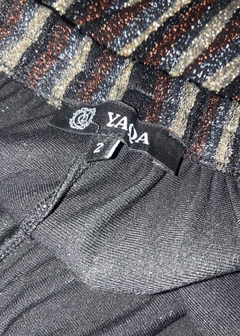 Simli bol pantolon - Görsel 4