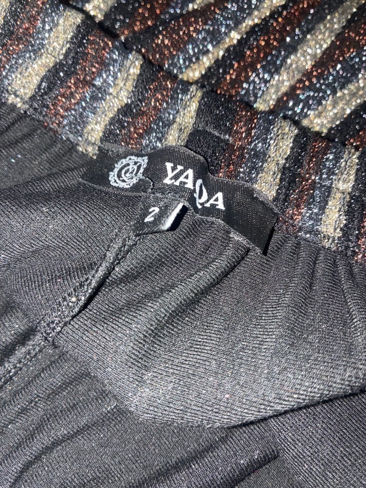 Simli bol pantolon - Görsel 4