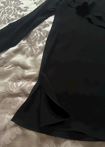 Siyah Uzun Kollu elbise,tunik - Görsel 3