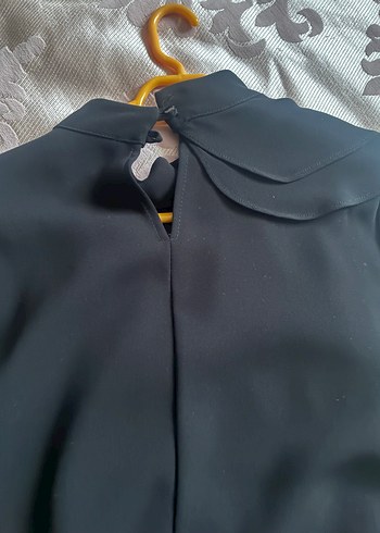 Siyah Uzun Kollu elbise,tunik - Görsel 5