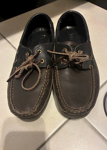 Koyu Kahverengi full Deri  Günlük Ayakkabı - Görsel 2