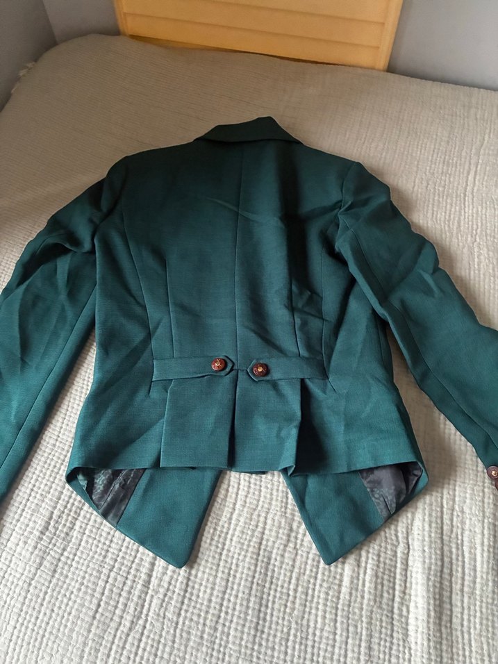 Kadın Turkuaz Düğmeli Blazer Ceket - Görsel 2