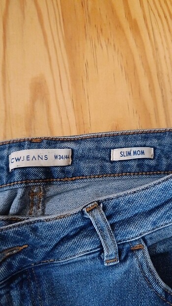 34 Beden mavi Renk Jean Pantalon