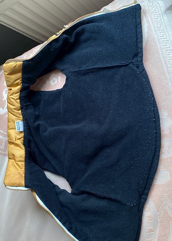 Sarı Fermuarlı Erkek Çocuk Yeleği - Görsel 2