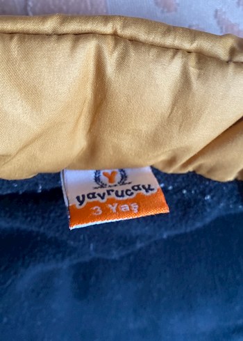 Sarı Fermuarlı Erkek Çocuk Yeleği - Görsel 3