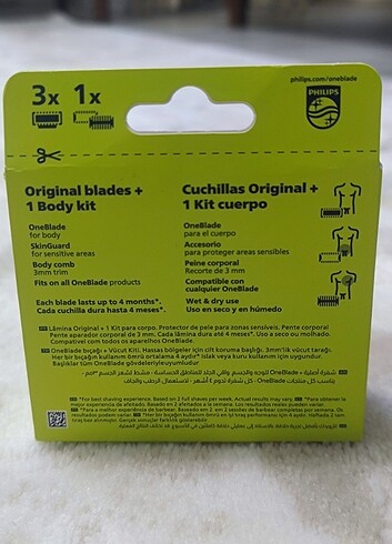 SıFıR PHiLiPs ONeBLaDe 3 Adet Yedek Başlık - Görsel 4