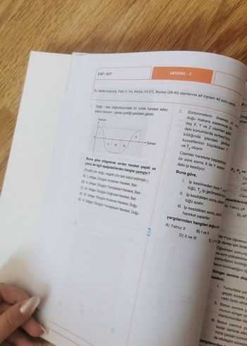 Fen Bilimleri AYT 12 Deneme Kitabı çap - Görsel 2