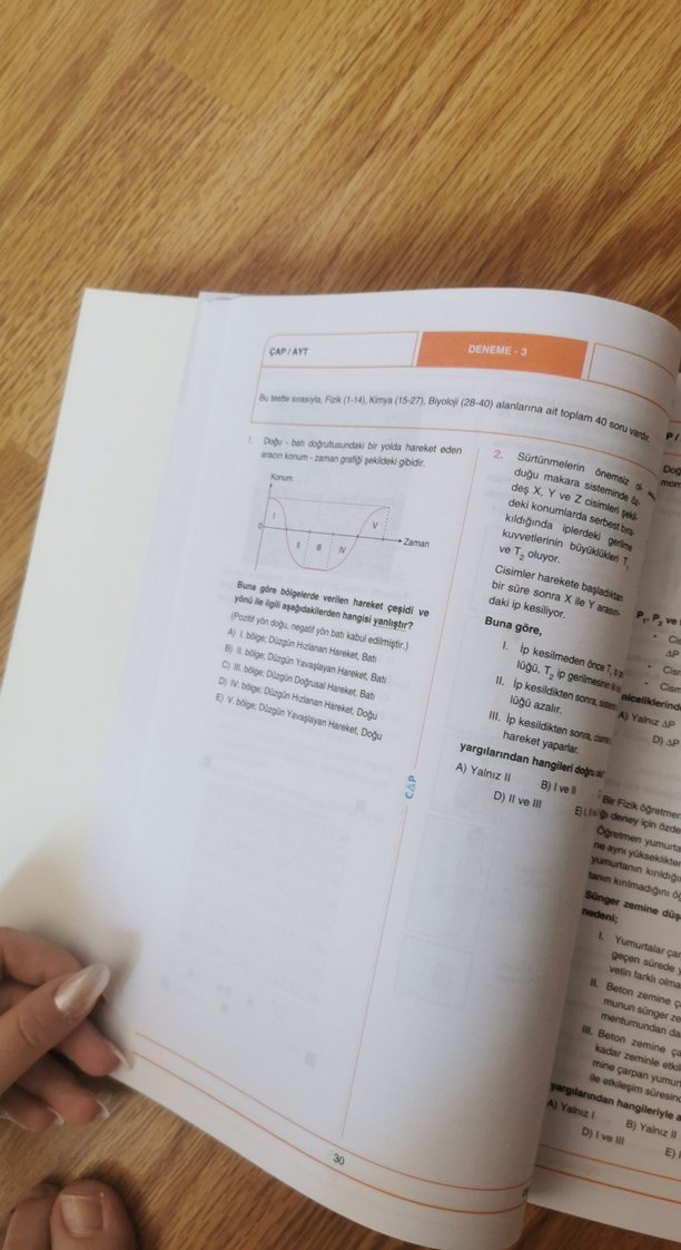 Fen Bilimleri AYT 12 Deneme Kitabı çap - Görsel 2
