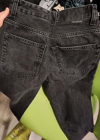 pull and bear siyah kot pantolon - Görsel 3