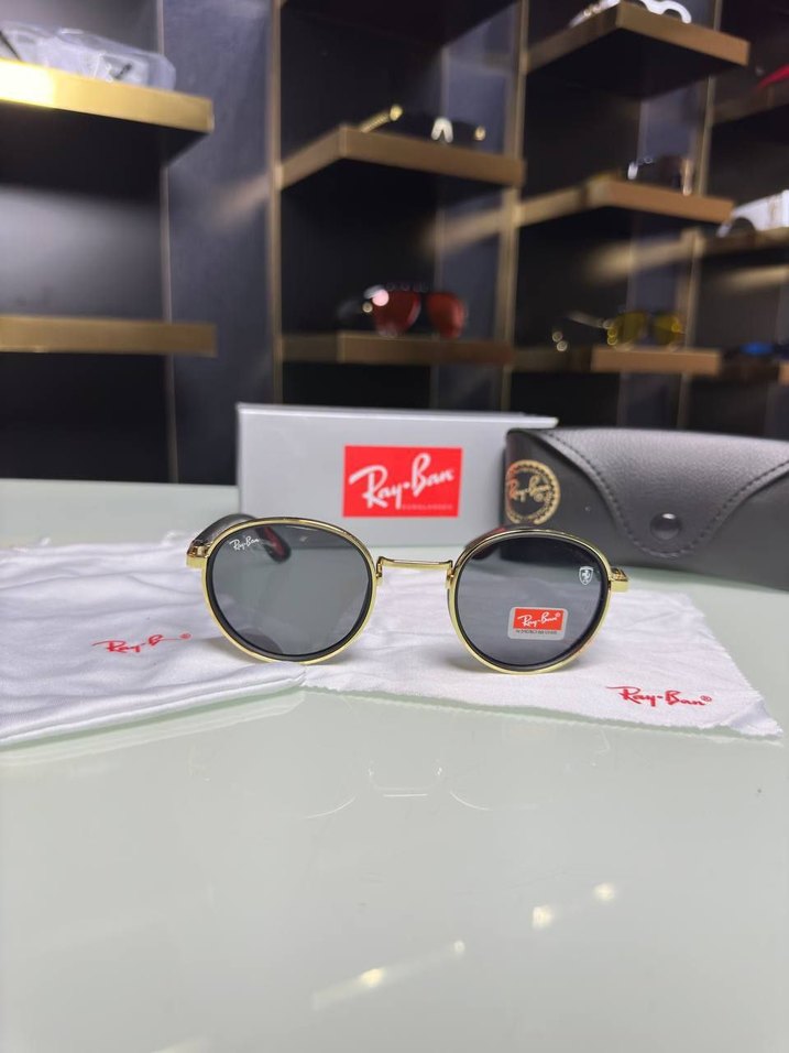 Ray-Ban Altın Renk Klasik Erkek Güneş Gözlüğü - Görsel 2