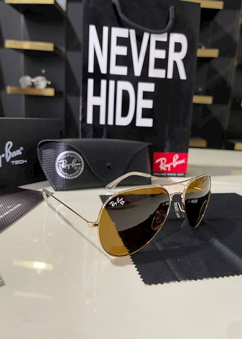 Ray-Ban Altın Renkli Erkek Güneş Gözlüğü - Görsel 2