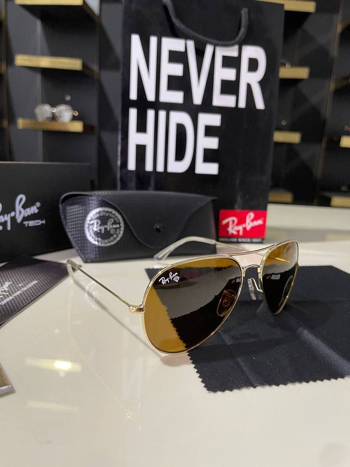 Ray-Ban Altın Renkli Erkek Güneş Gözlüğü - Görsel 2