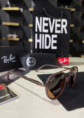 Ray-Ban Erkek Kahverengi Polarize Güneş Gözlüğü - Görsel 2