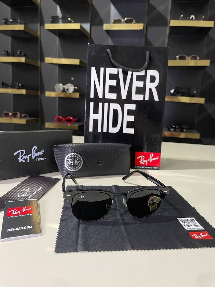 Ray-Ban Siyah Gri Klasik Erkek Güneş Gözlüğü - Görsel 2