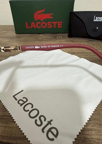 Lacoste Klasik Altın Erkek Güneş Gözlüğü - Görsel 5