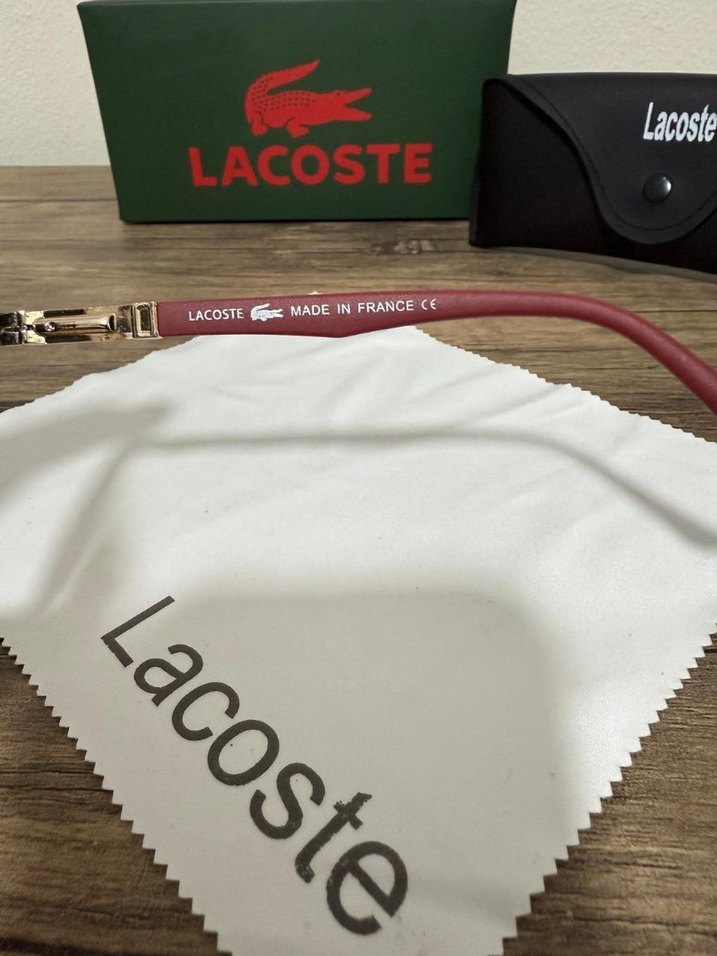 Lacoste Klasik Altın Erkek Güneş Gözlüğü - Görsel 5