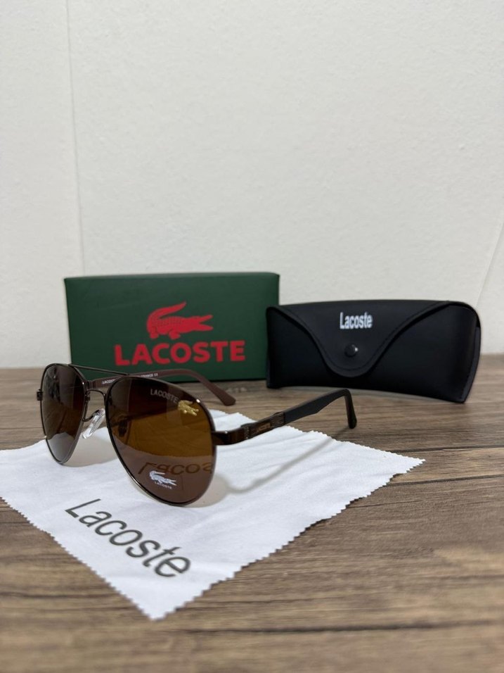 Lacoste Erkek Kahverengi Klasik Güneş Gözlüğü - Görsel 3