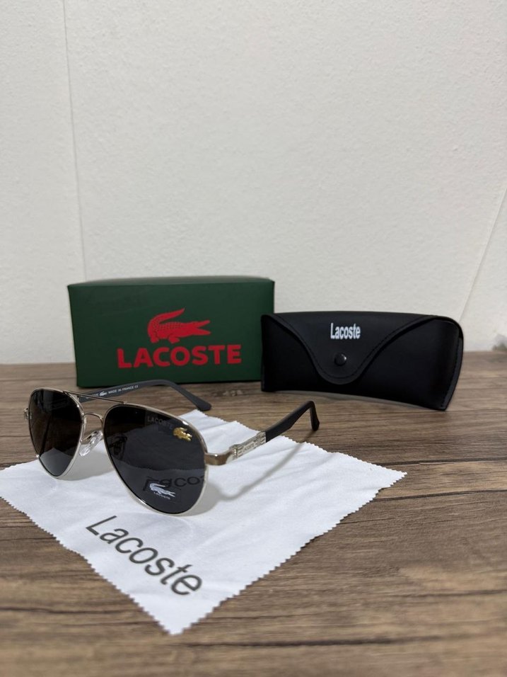 Lacoste Gri Klasik Erkek Güneş Gözlüğü - Görsel 3