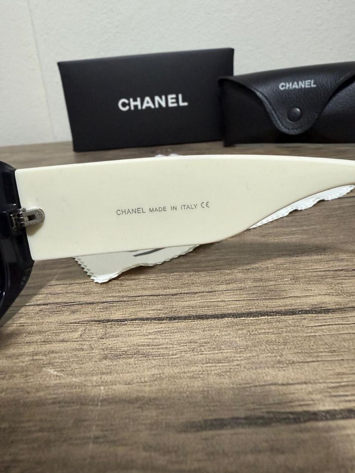 Chanel Beyaz Kadın Güneş Gözlüğü - Görsel 2