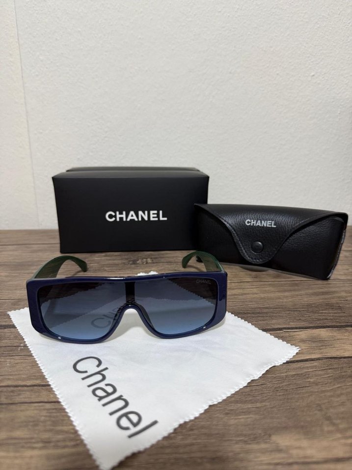 Chanel Şeffaf Gri Kadın Güneş Gözlüğü - Görsel 2