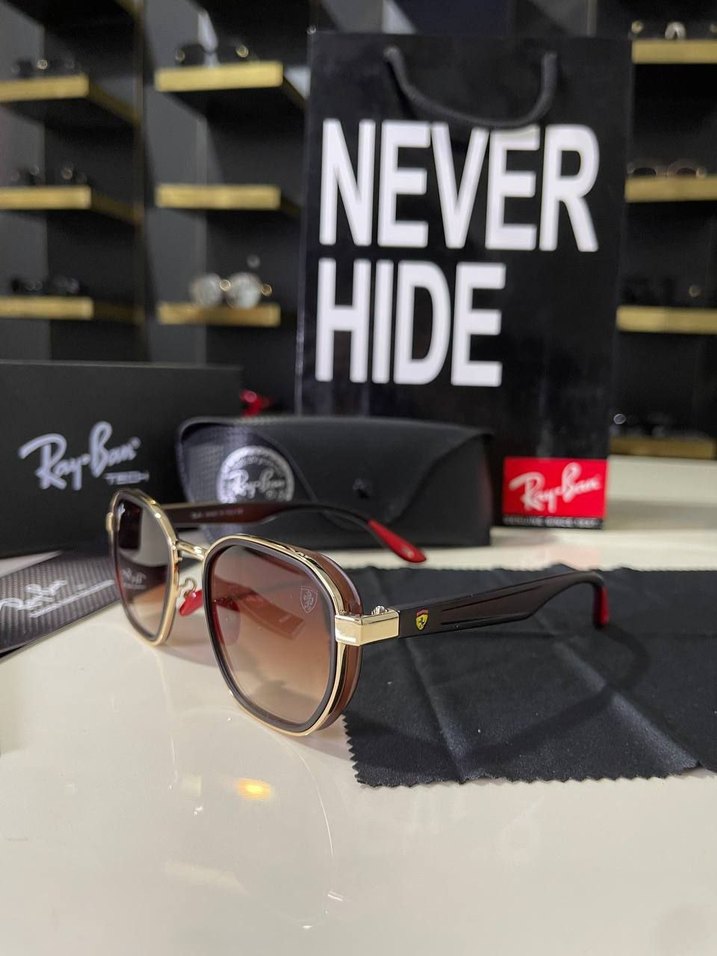 Ray-Ban Erkek Kahverengi Street Wear Güneş Gözlüğü - Görsel 2