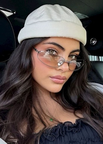 Pastel Mavi Kadın Güneş Gözlüğü - Görsel 3