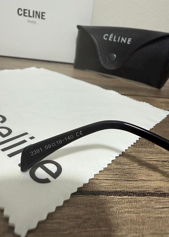 Beden kahverengi Renk Celine Kahverengi Parlak Kadın Güneş Gözlüğü
