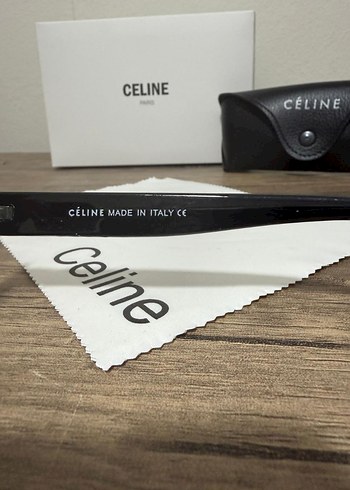 Beden siyah Renk Celine Siyah Parlak Kadın Güneş Gözlüğü