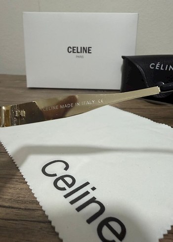 Beden Parlak Altın Celine Kadın Güneş Gözlüğü