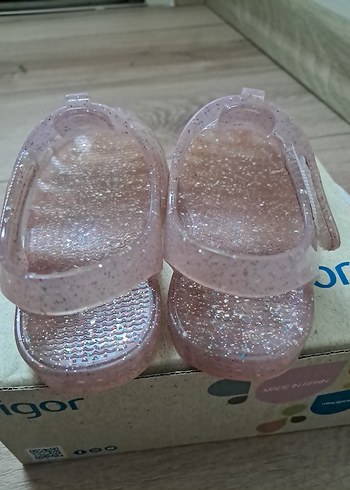 Pembe Simli Kız Çocuk Sandalet igor - Görsel 8