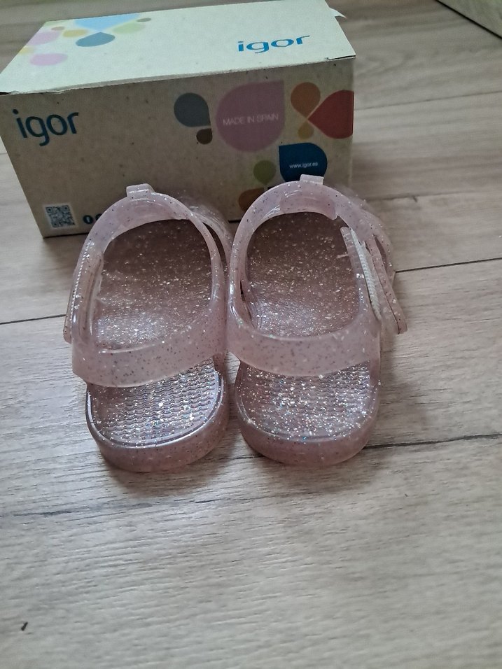 Pembe Simli Kız Çocuk Sandalet igor - Görsel 5