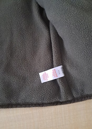 Düğmeli Kapüşonlu Erkek Çocuk Gri Mont - Görsel 3