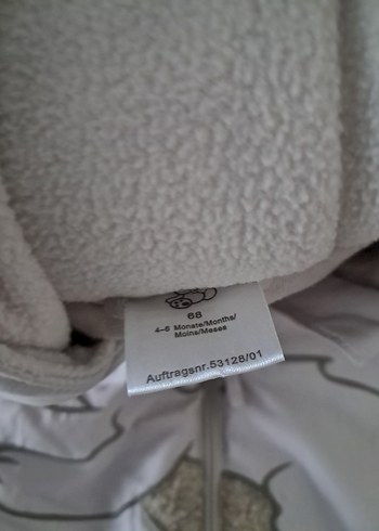 Gri Fermuarlı Bebek  Tulumu - Görsel 4