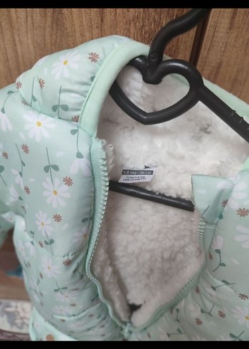 Turkuaz Bebek Kız Tulumu Fermuarlı - Görsel 5