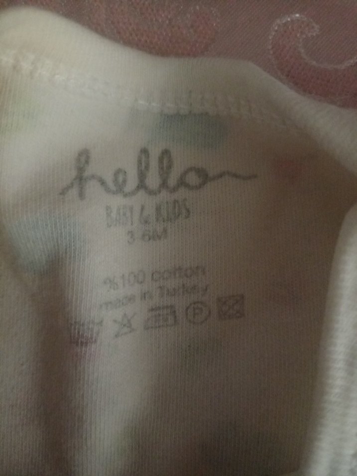 Bebek Kız Uzun Kollu Çıtçıtlı Baskılı Body - Görsel 2