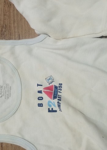 Uzun Kollu Beyaz Pamuklu Bebek Body - Görsel 3