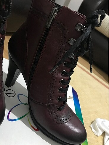 37 Beden bordo Renk Deri Ayakkabı