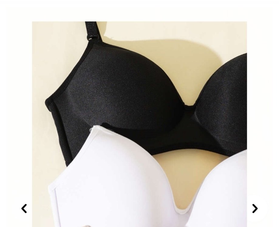 Minimalist Siyah ve Beyaz Sütyen Seti 95 beden - Görsel 2