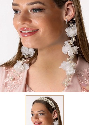 İnci İşlemeli lohusa tavı ve terliği - Görsel 8