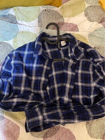 H&M Kareli crop gömlek